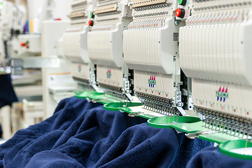 Stickerei Stickmaschine