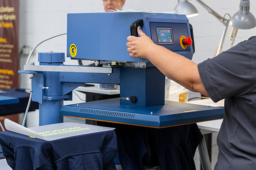 Textildruck Textilpresse